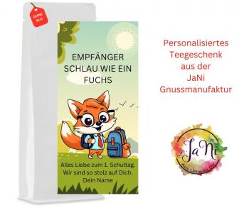 Personalisiertes Teegeschenk | Schlau wie ein Fuchs